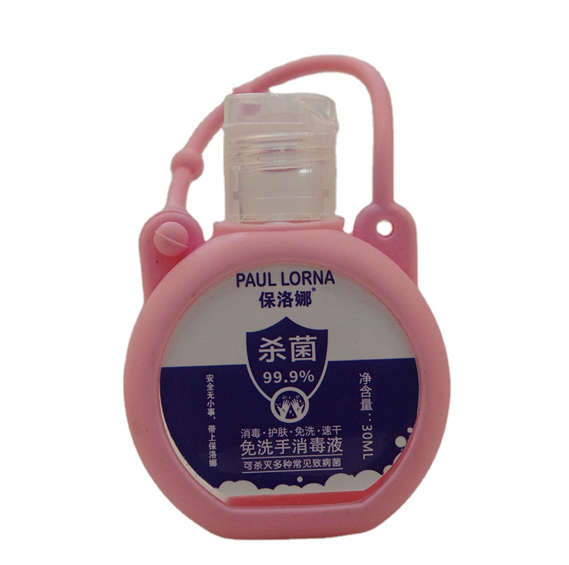 30ml Travel Size Scented Mini Hand Wash Portable Hand Sanitizer With Keychain Food grade 75% Ethanal Alcohol Gel