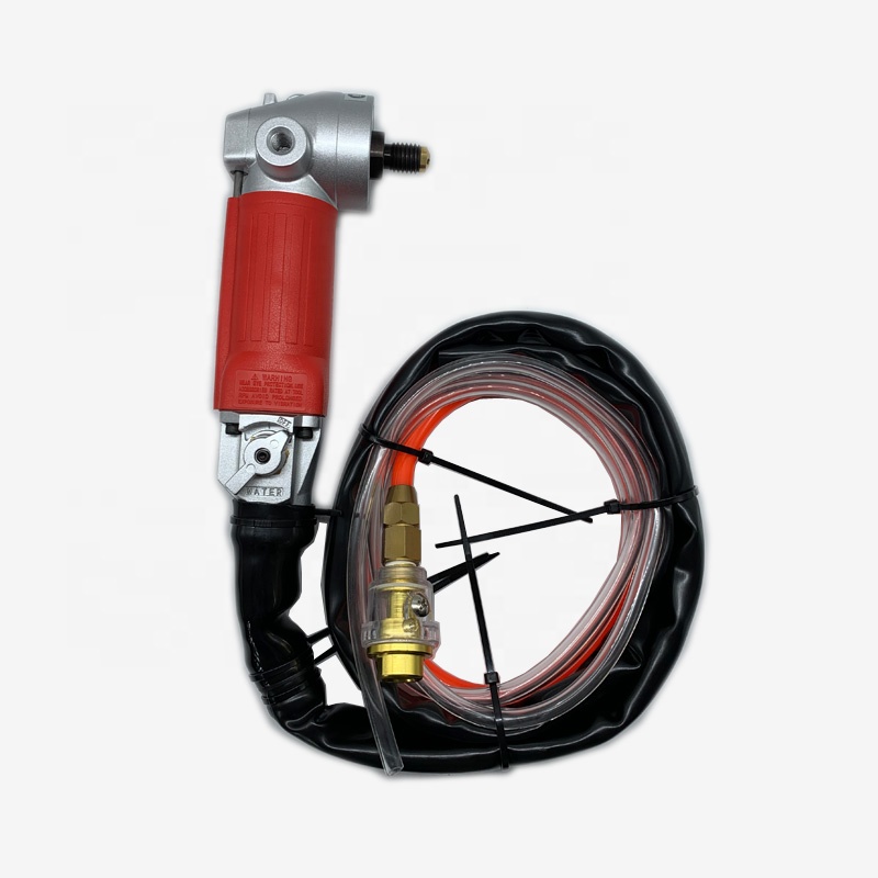 pneumatic wet grinding polisher stone air wet polisher pneumatic sander with rear exhaust