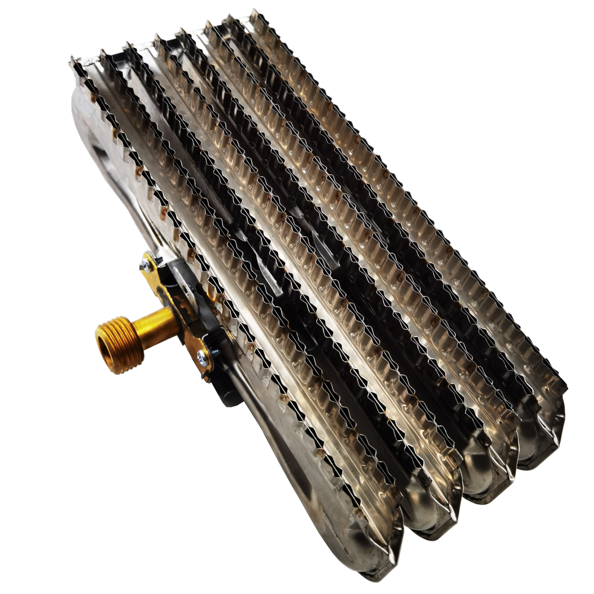 Harmonica gas water heater spare parts burner natural gas burner with summer winter switch 4 rows