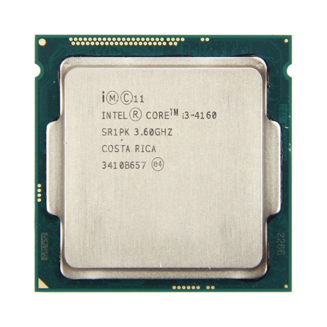 Новый процессор I3-4160 SR1PK для процессор intel core CPU LGA 1150 двухъядерный 3,6 ГГц 54 Вт игровой процессор I3-4130/4150/4170