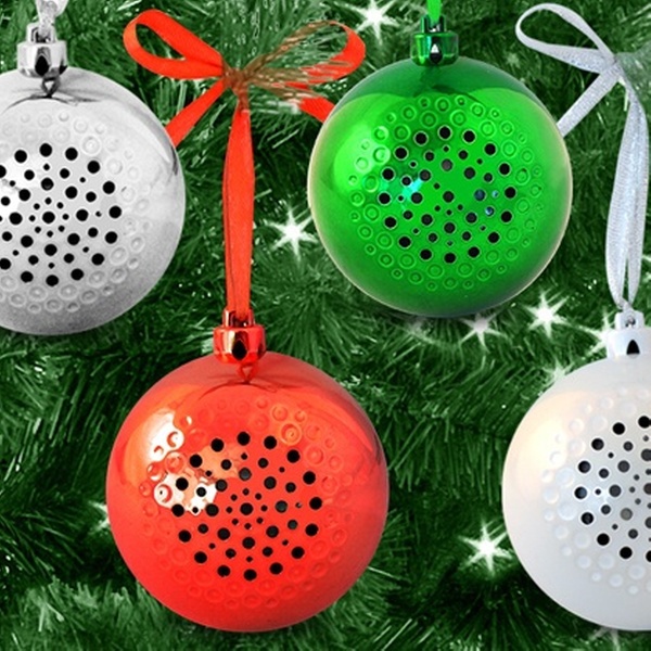 2019 New Xmas Gift Speaker Mini Wireless Speaker Portable Christmas Ball Speaker