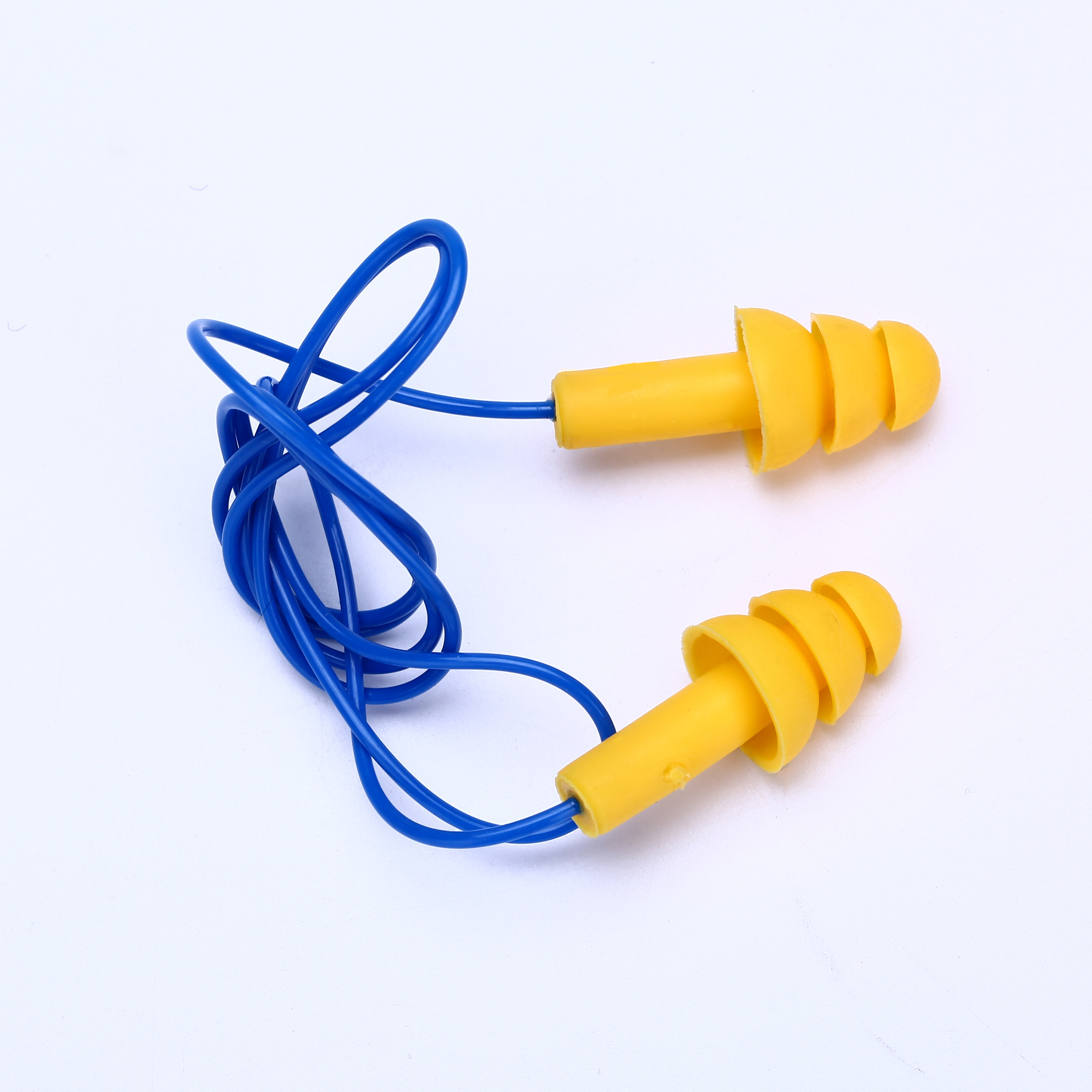 Hot selling custom silicone corded earplugs for Sleeping Noise Reduction
