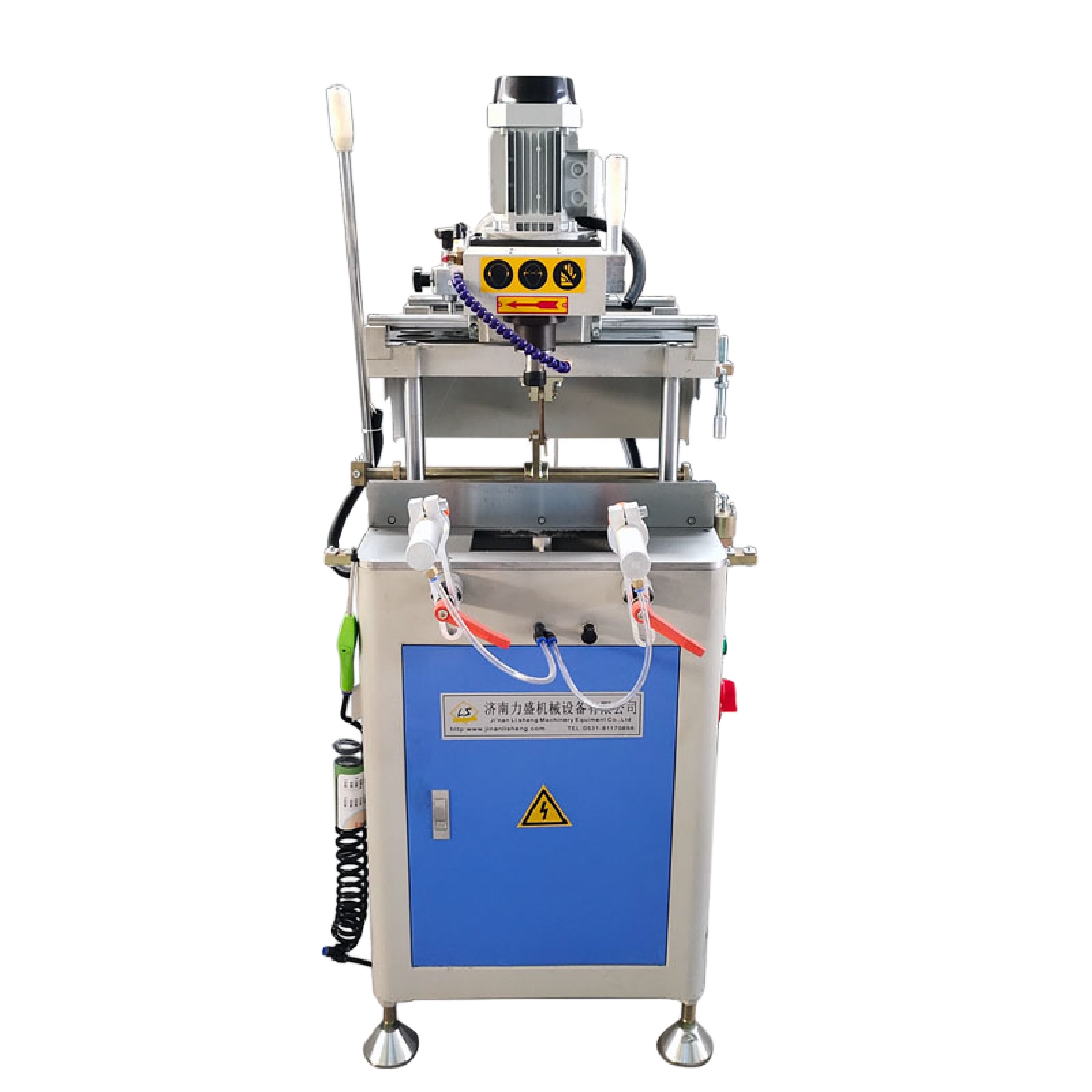 Aluminum profile door and window lock hole milling machine bridge breaking aluminum door and window processing equipment