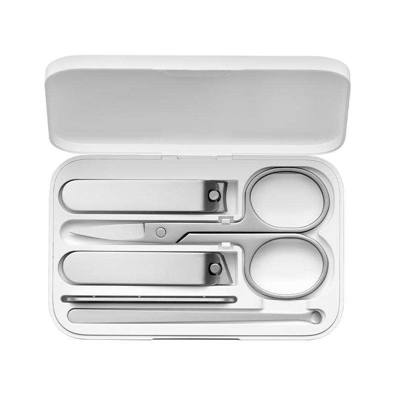 5pcs Xiaomi Mijia Stainless Steel Nail Clippers Set Trimmer Pedicure Care Clippers Earpick Nail File Professional Beauty Tools