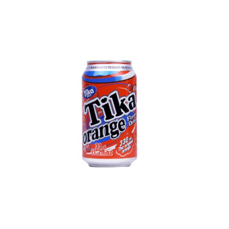 Напиток со вкусом апельсина «тика», без спирта, консервированный, 4x6x 33cl