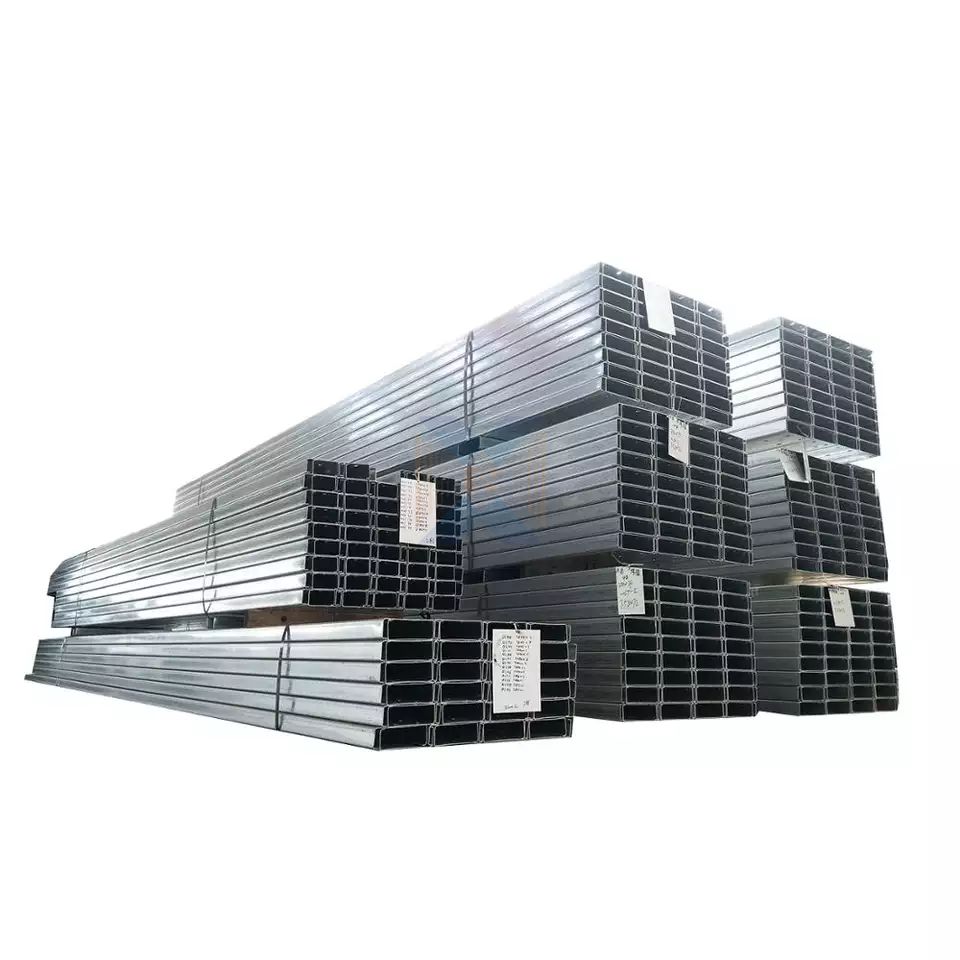 Q345 Z150g кромкообразная форма C, горячекатаный Z-профиль, оцинкованный C-профиль, низкая цена