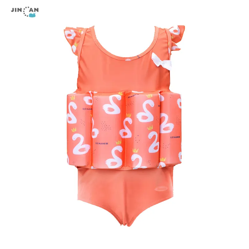 2021 New Design Cute Cartoon Comfortable Floating UPF 50+ Sun Protection Kids Swimsuits For Girls Toddler Boys