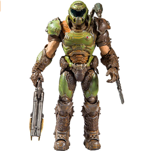 Невероятно детализированная легендарная экшн-фигурка думсго DOOM из серии Doom Slayer