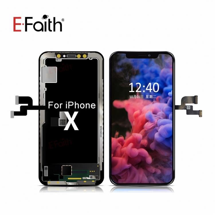 Заводские индивидуальные ЖК-компоненты, подходящие для iPhone X, ЖК-экран, сменные компоненты