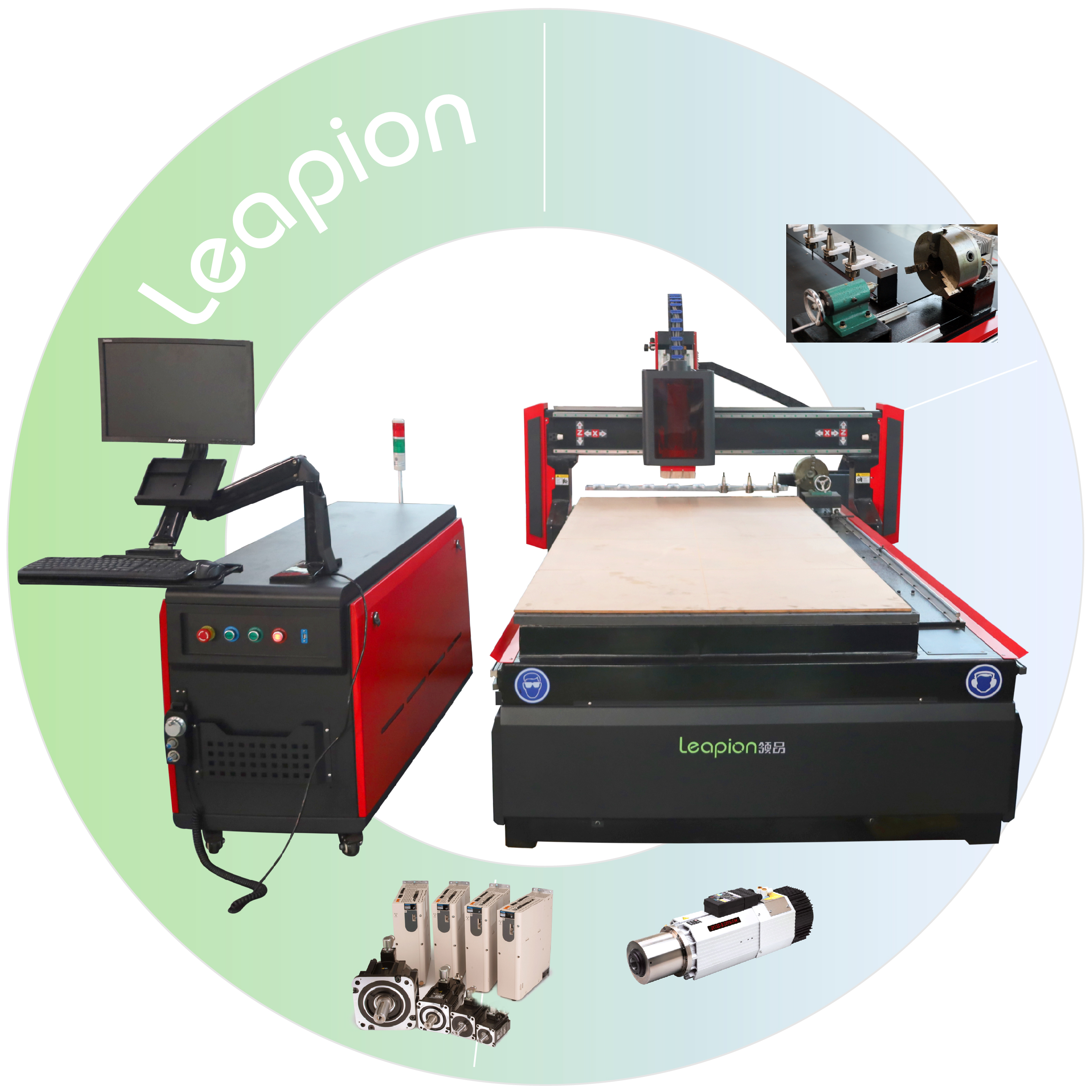 Leapion кВт деревообрабатывающий фрезерный станок с ЧПУ для 3d резьбы по дереву по низкой цене