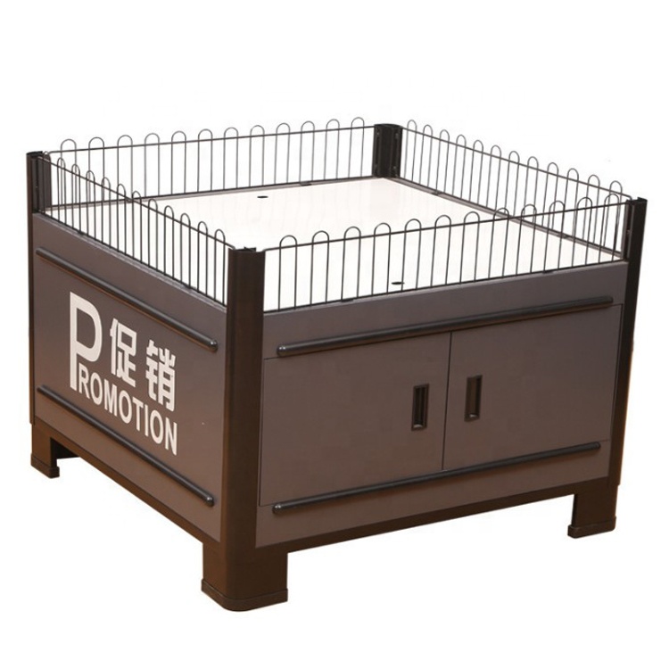 Promotion Display Counter Metal Promotion Counter Portable Promotional Table For Supermarket