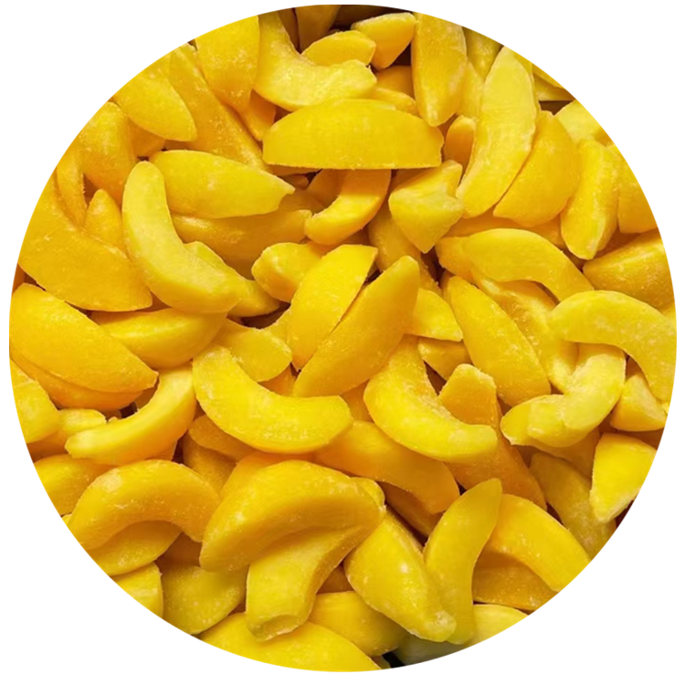Bulk Supplier Frozen Fruits Peach Slices IQF Frozen Yellow China Bulk Packaging 100% FRESH YELLOW Peach 10 Kg Year Round from CN