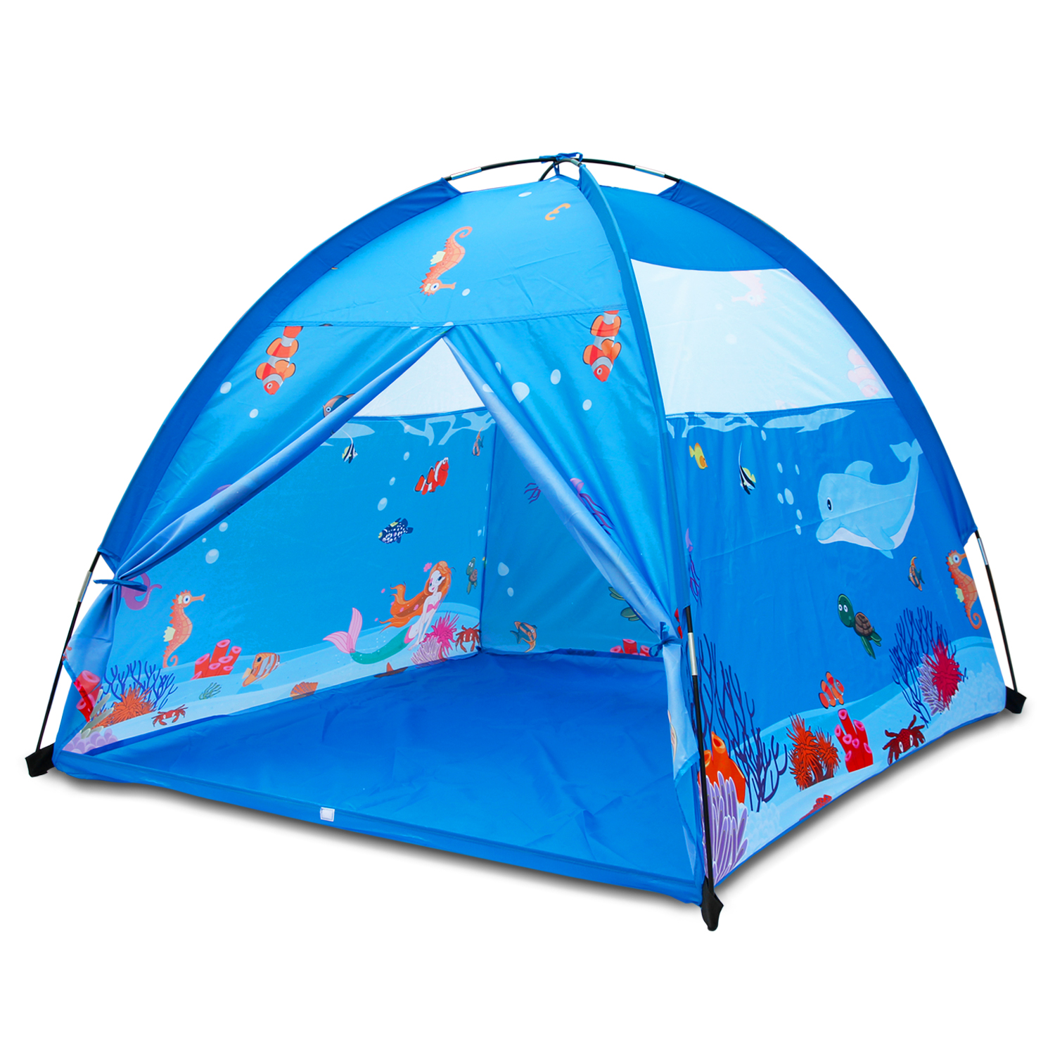 Игровая палатка для детей 150x150 см, купольный игровой домик для детей, уличная игрушка с узором для мальчиков и девочек