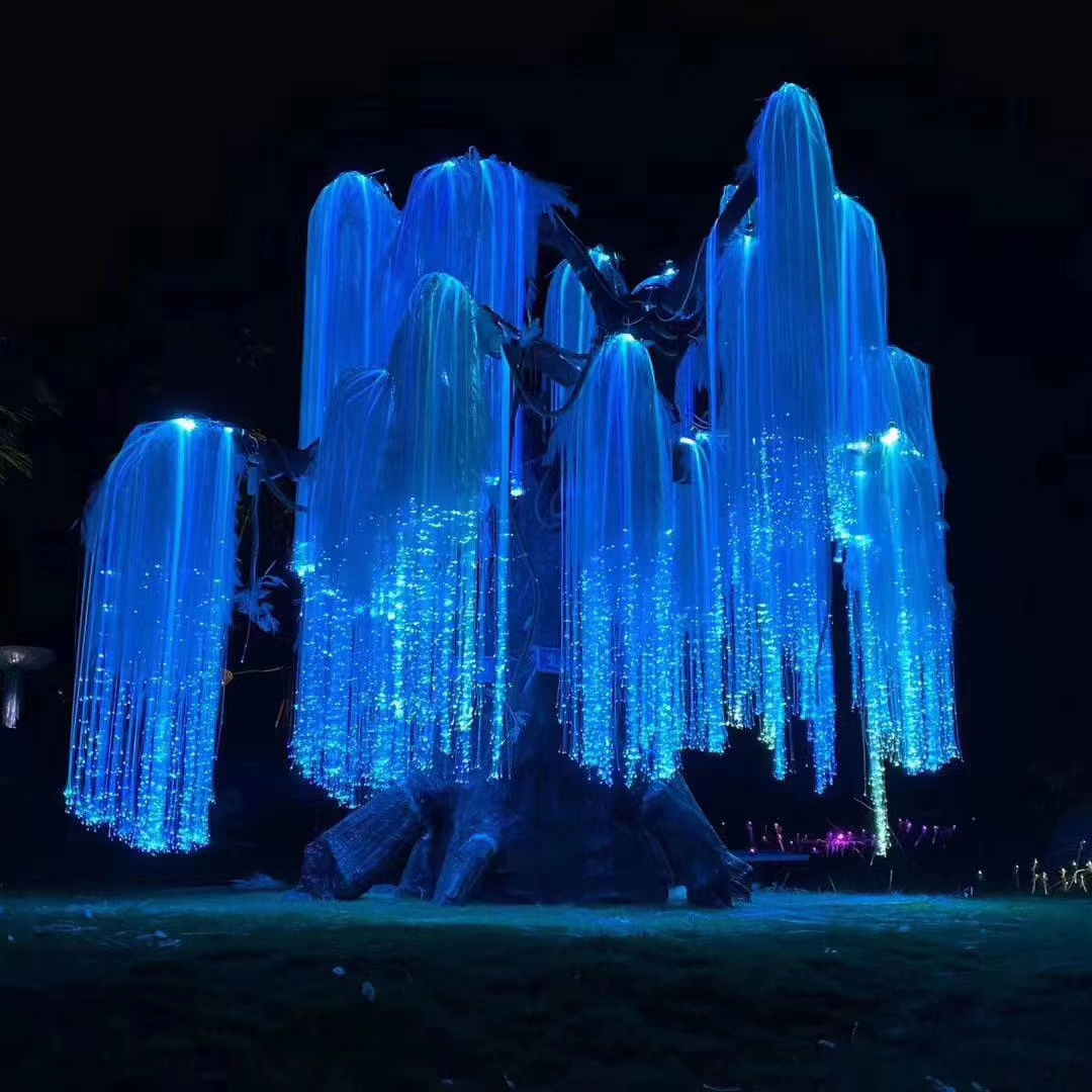 DIY Tree light RAYERA luminescence Fiber-optical Garden Street Light Power 5W Energy-saving Battery