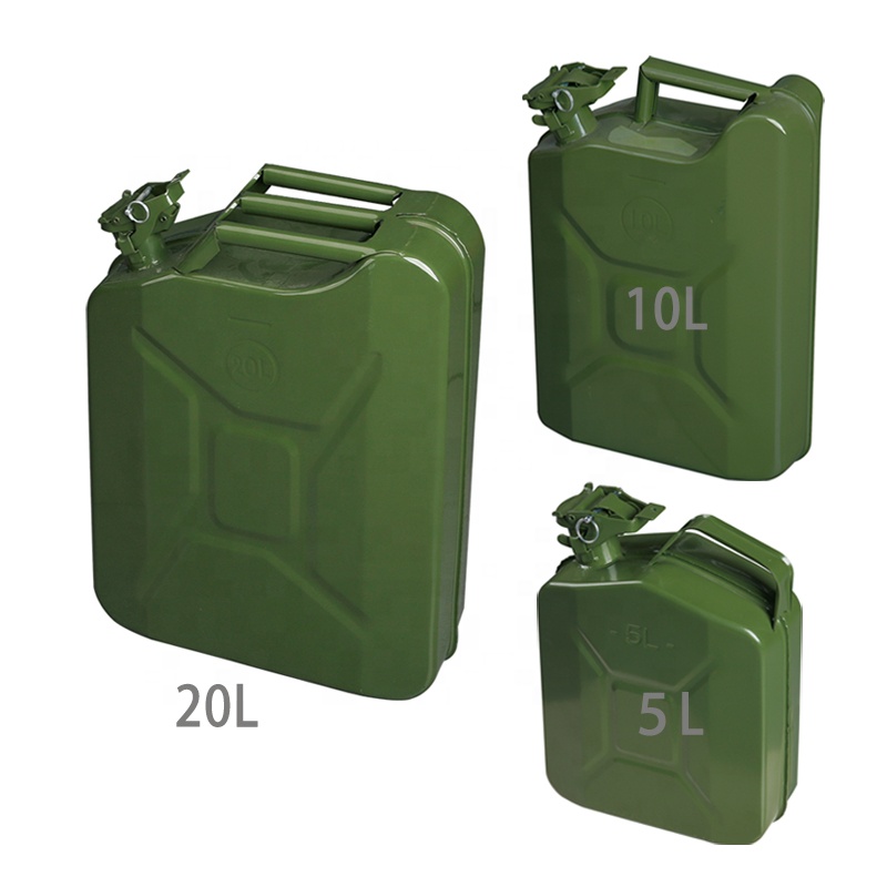 5L 10L 20L Америка тип зеленый Джерри может металла топливные баки для мотоциклов масло барабаны может с носиком