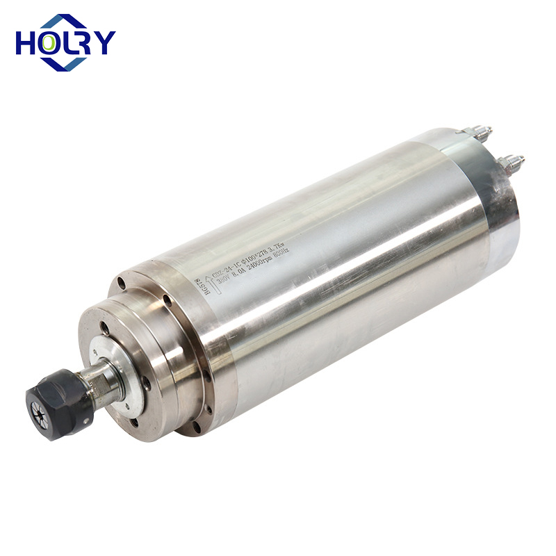 3.7KW Water Cooled Spindle Motor 380V 24000rpm ER20 High Quality Spindle Moulder Cutter Sets 400Hz