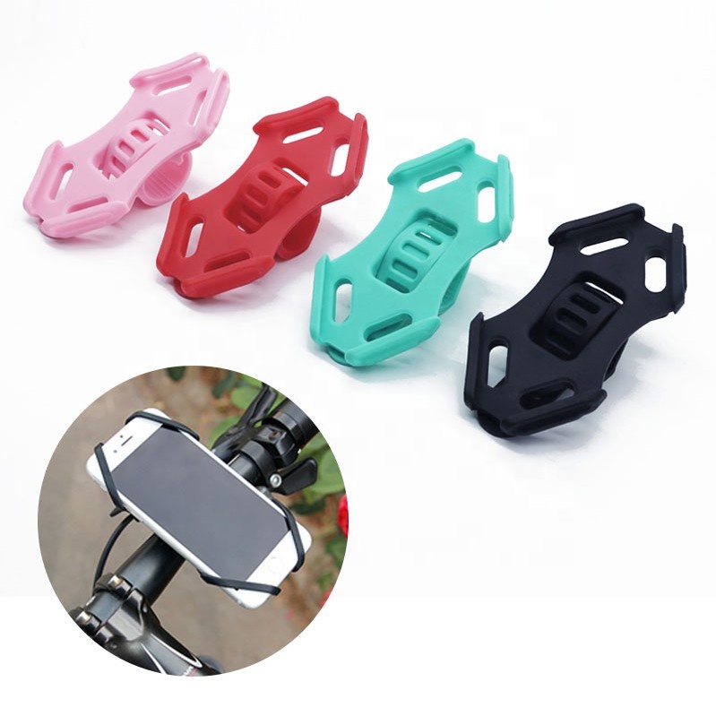 Factory Direct Sales High Quality Silicone Bicycle Smart Phones Stand Holder and Bike Mobile Phone holder
