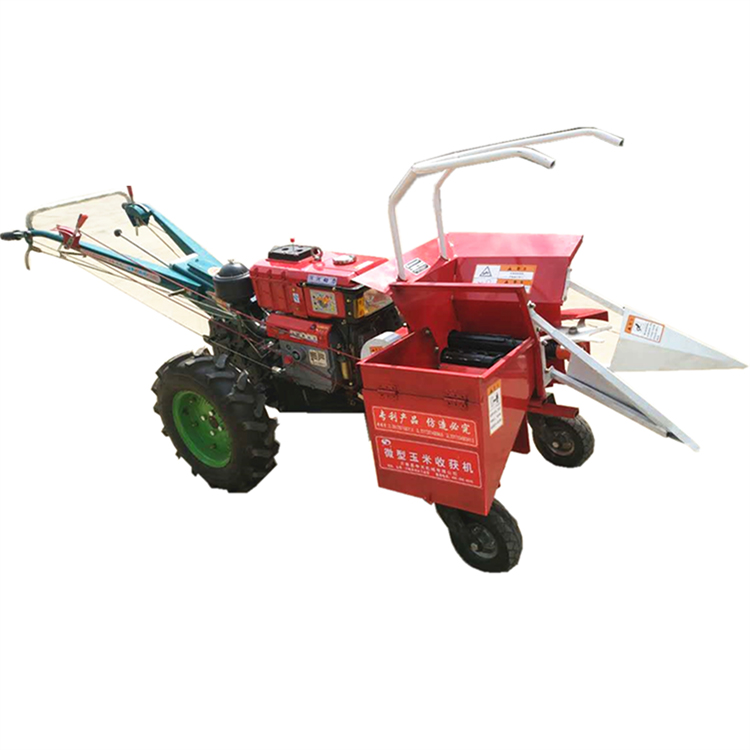 Ручной трактор мини кукурузный комбайн 8hp 10hp 12-25HP ходячий трактор кукурузный комбайн с лучшей ценой