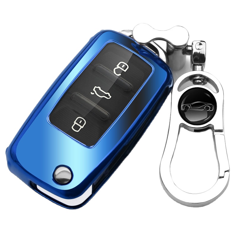New style TPU Car Remote Key Case Protection Cover For Polo Lavda Jetta Beetle Passat B5 B6 B7 Bora Santana Tiguan