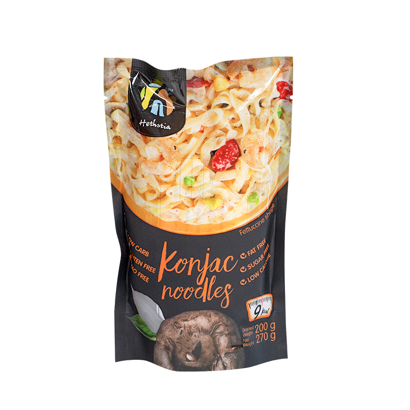 low calorie natural Organic gluten free sugar free chinese Instant konjac fettuccine high dietary fiber