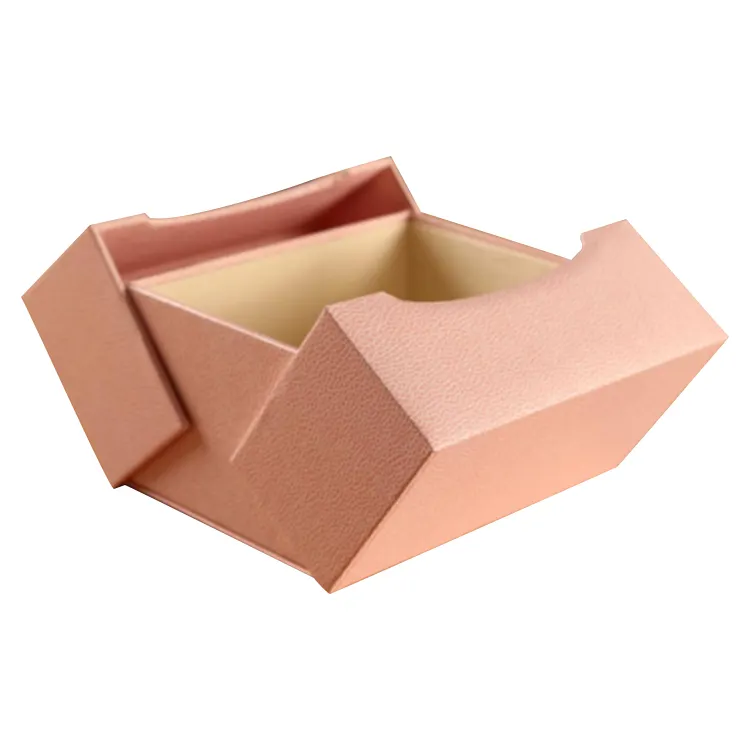 High Quality Wholesale Cheap Double Door Box Imitation Leather Tissue Box for Office