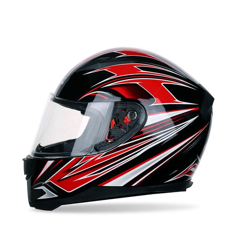 Hot sell Red Safety Glass Fiber reinforced plastic Texture Crash Motorcycle helmet