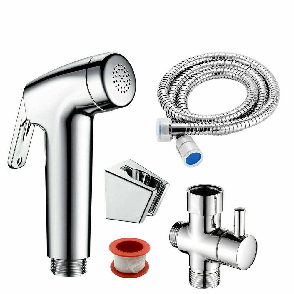 Bathroom Toilet Water Hand Held Bidet Handheld Sprayer Set Bidet Shower Apartment Bathroom Wash
