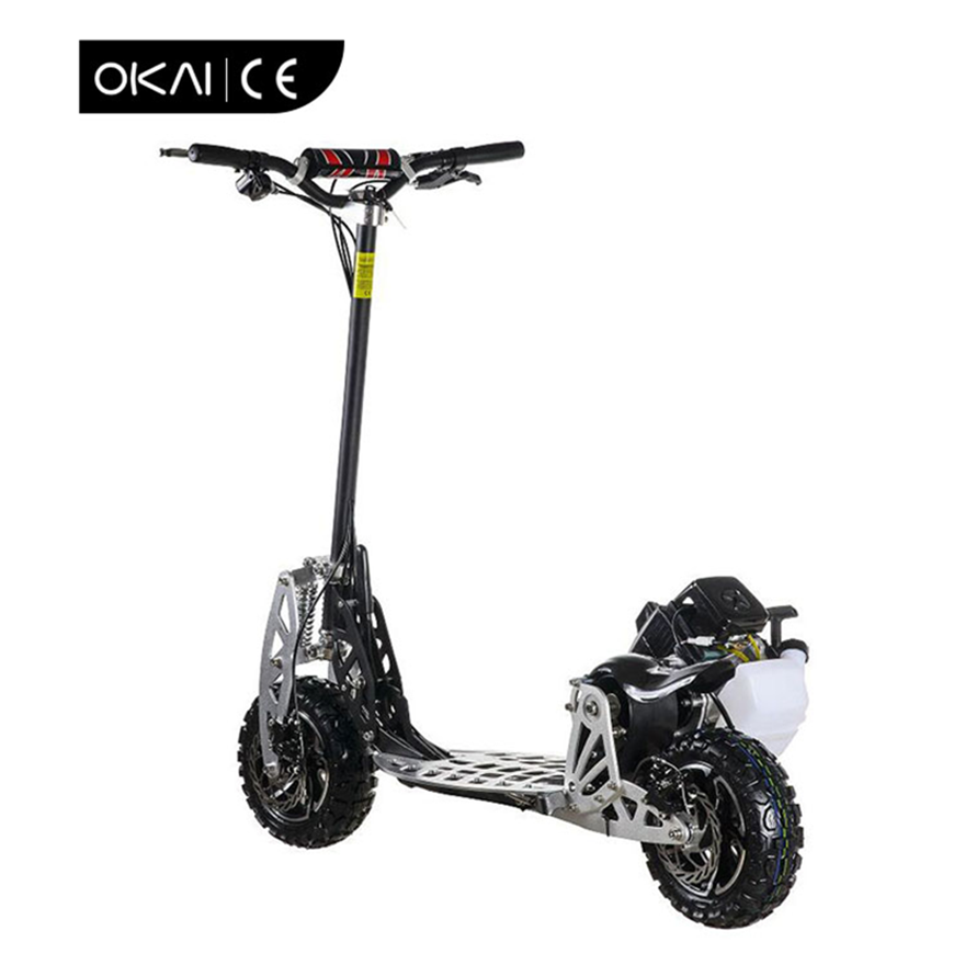 USA Warehouse Fast RTS 2021 OKAI Best 2 Stroke 71cc 12'' Fat 2 Wheels Gas Scooters