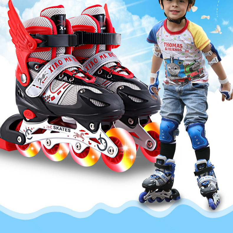 Inline Skates Professional Slalom Adult Roller Skating Shoes Sliding Free Skate Patins Size 26-42 Good As SEBA Sneakers