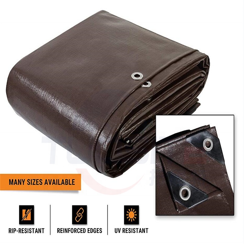 Heavy duty laminated pe plastic canvas tarp for ship cover