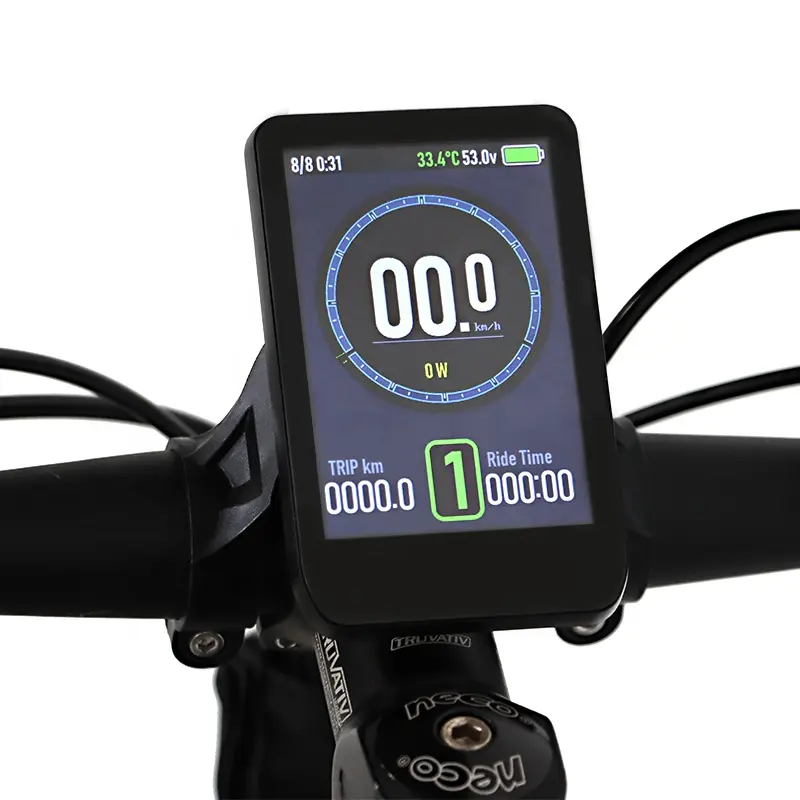 3.5inch 24v 36v 48v 52v 60v 72v E-bike Display With Water-proofed Connector For Mtb/city/fat E Bike