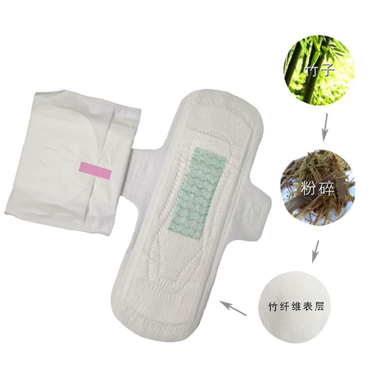 bio bamboo sanitary pads napkins suppliers Sanitary pad raw materials soft bamboo fibre