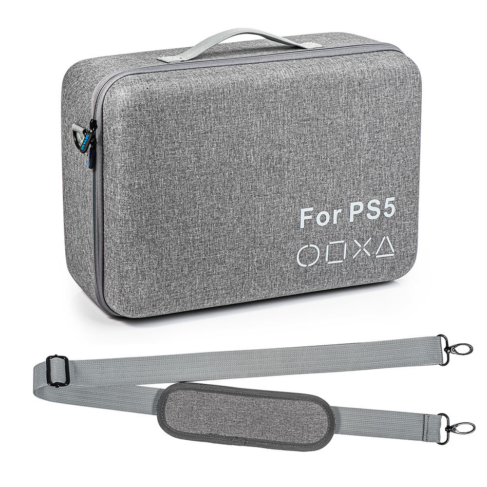 Portable Travel Game Console Storage Bag Handbag Carrying Eva Case Game Suitcase Accessories For Play Station 5