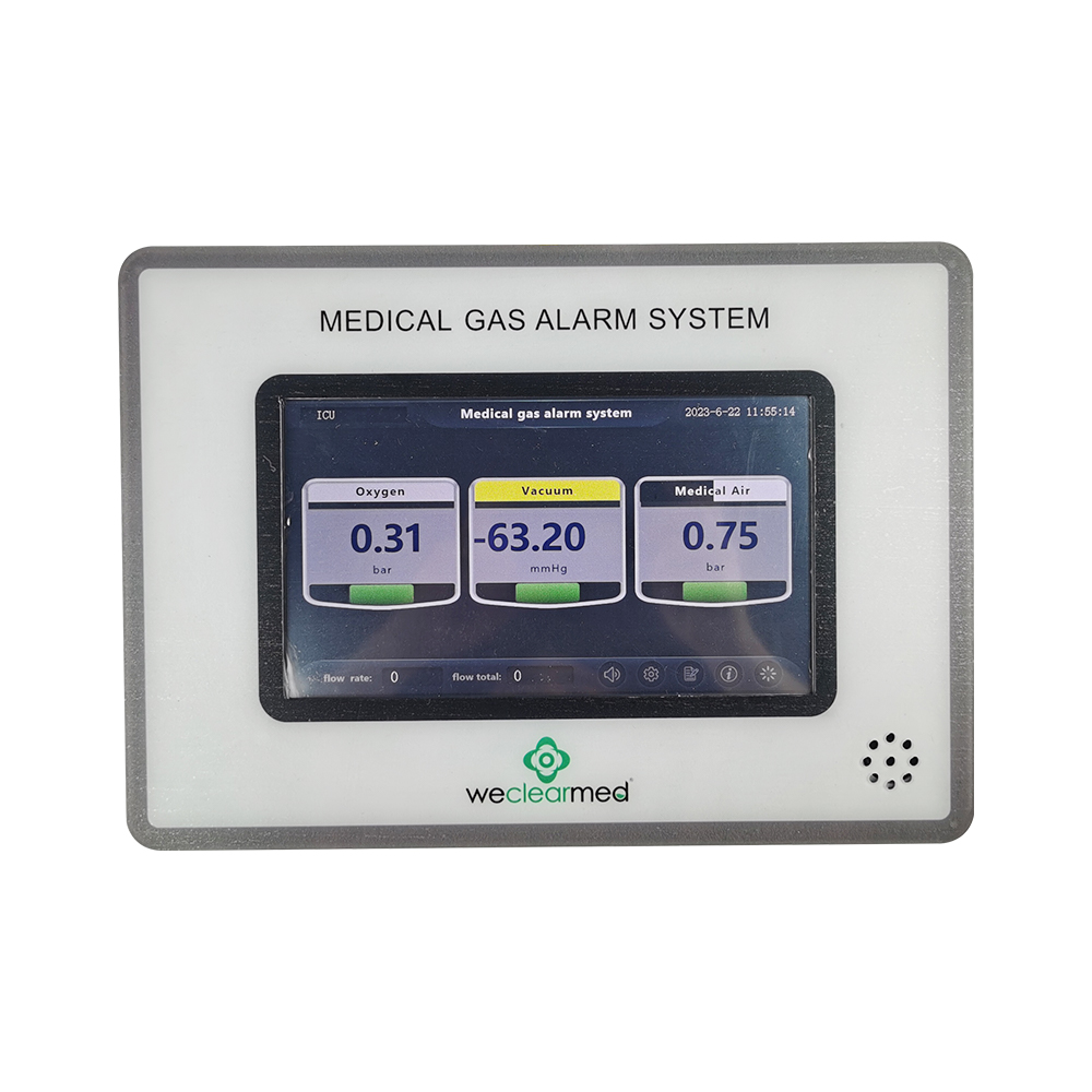 Hospital Medical Equipment Central LCD Medical 3 Gas Alarm Panel For MEDICAL GAS MONITORING SYSTEM