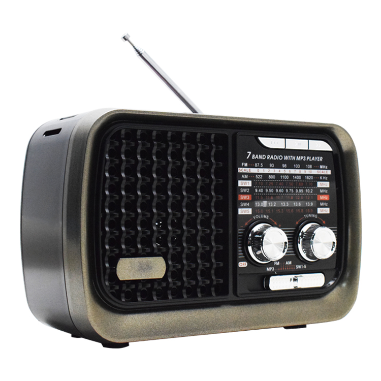 Продажа FM/AM/SW 3 диапазона радио с USB/TF плеер, портативный беспроводной AUX mp3 usb Радио