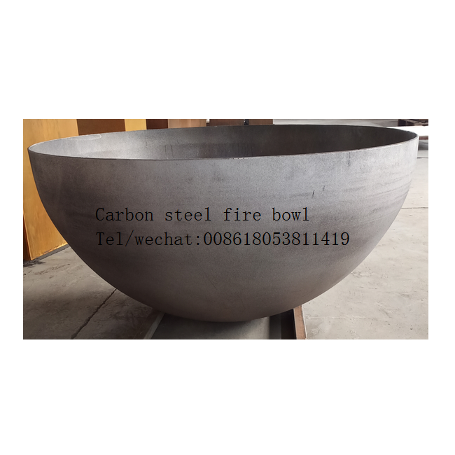 Deep height 500 mm steel sphere fire pit bowl with diameter 500 mm and 6 mm thickness
