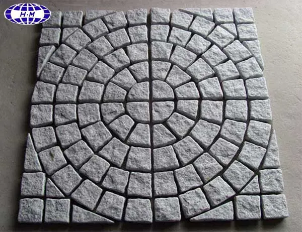 Chinese G603 light grey outdoor granite stone pavers for driveway