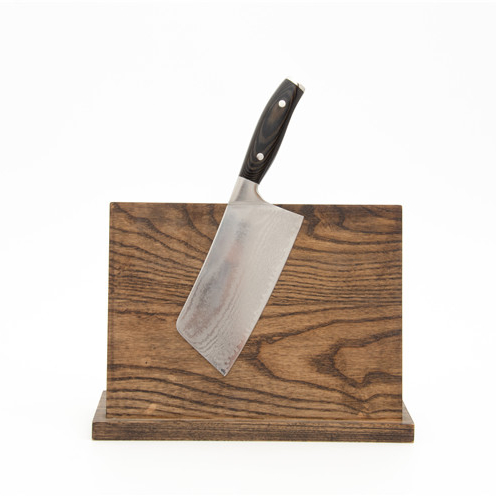 Good Quality Durable Engrave Or Customized Wood Knife Holder Wooden Universal Knife Holder