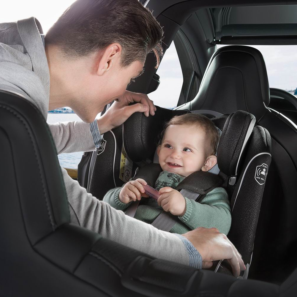 Откидывающиеся детские автокресла ISOFIX R160A, серая группа 0 + I + II, верхний трос