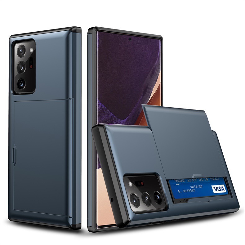 2 в 1 чехол для телефона с кредитной картой для Samsung NOTE 20 Чехол для мобильного телефона с держателем для карт для iPhone 12
