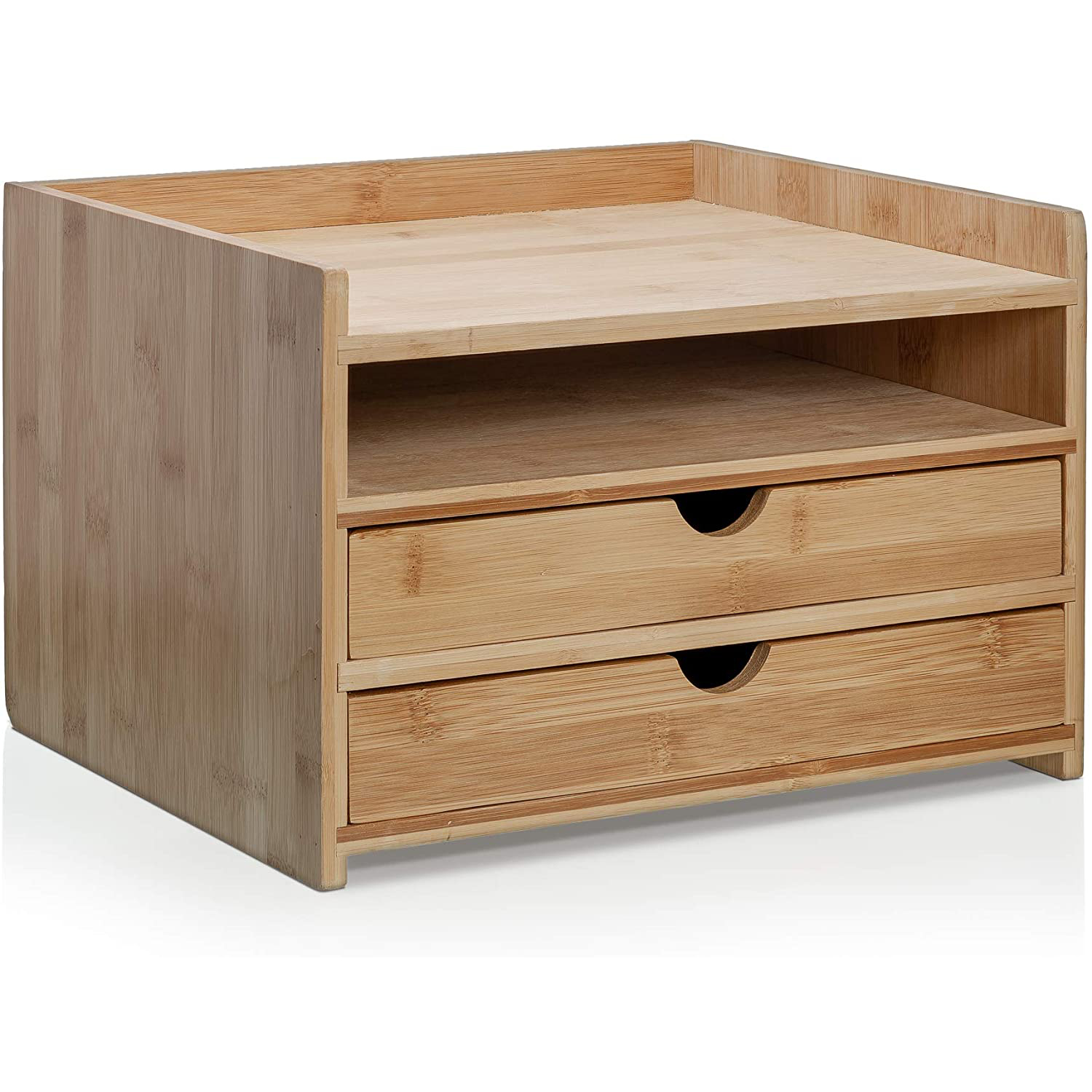 Functional Oem Service 3 Tier Wood File Organizer