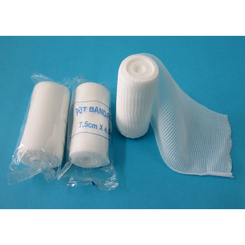 OEM Size Bleached Elastic Gauze Bandage Conforming First Aid PBT Bandage