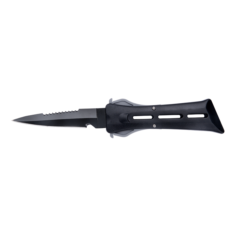 Scuba Snorkeling Sharp Stainless Steel Knife With Sheath and Leg Straps for Free Purpose