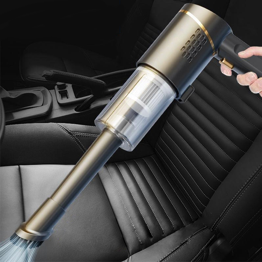 Перезаряжаемый мощный автомобильный мини-пылесос ручной автомобильный пылесос для мытья автомобиля бытовой