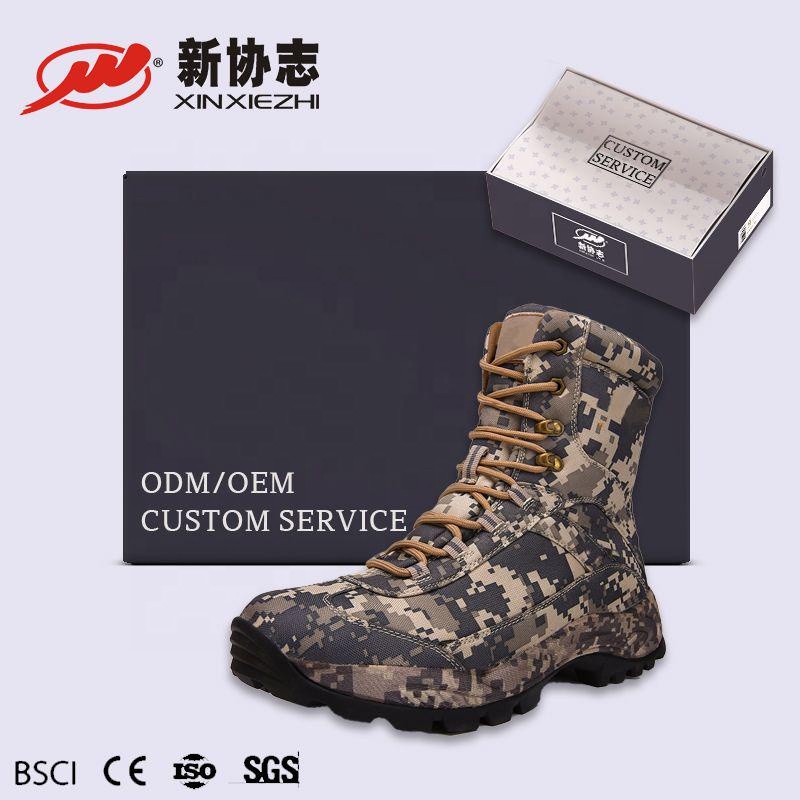 Xinxiezhi Botas De Caza высококачественные Заводские уличные сапоги мужские износостойкие водонепроницаемые замаскированные мужские охотничьи сапоги