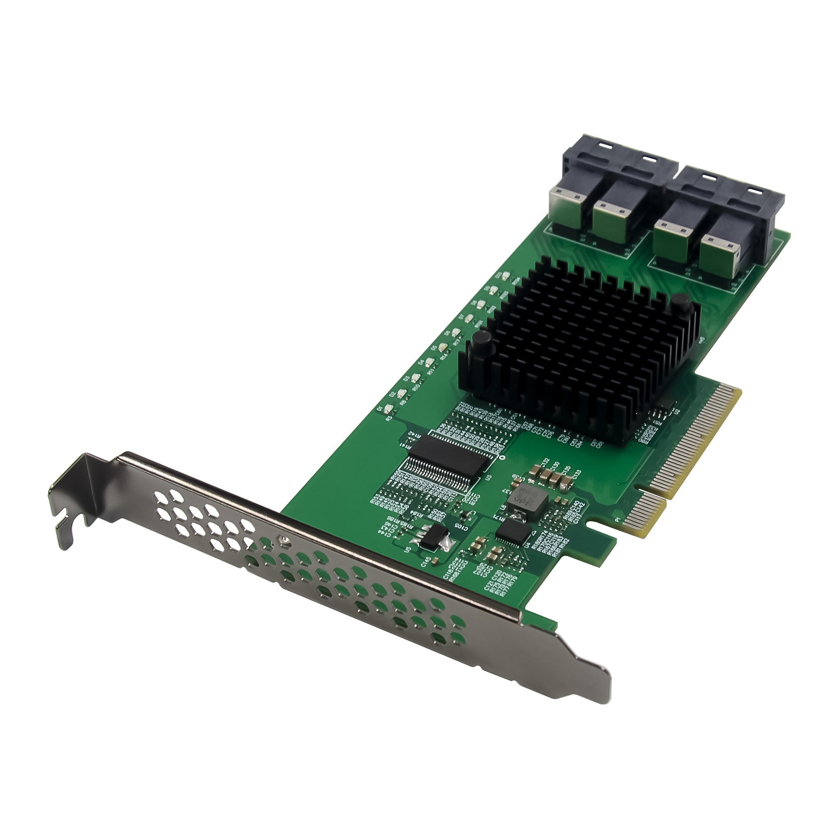 PCIe расширительное устройство PEX8724 4-портовый SFF8643 адаптер PCIe NVMe SSD