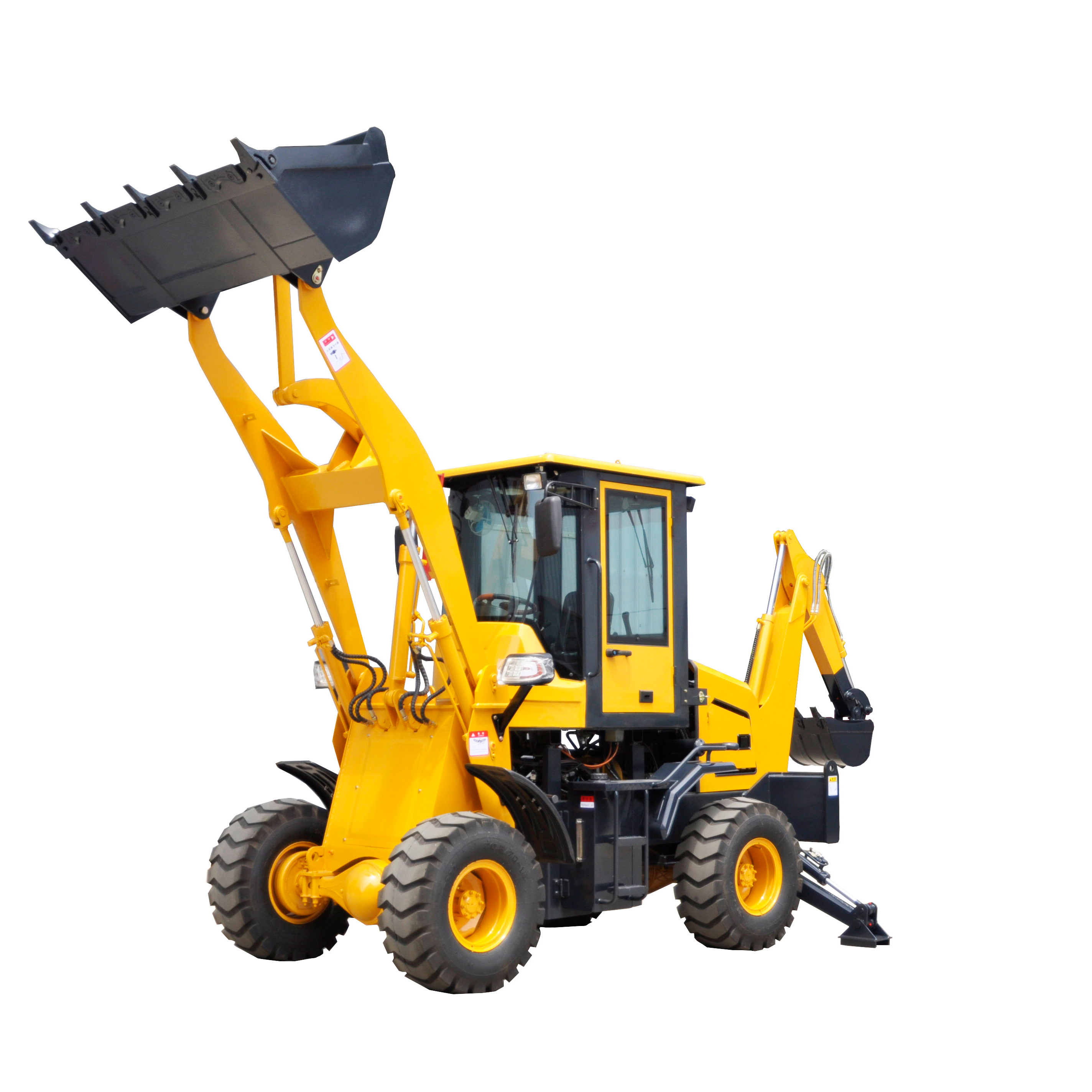Chinese wheel backhoe loader price