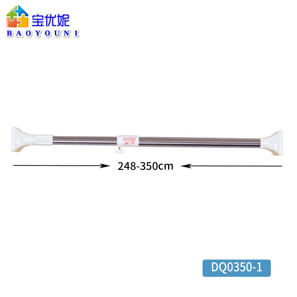 Popular Adjustable Stainless Steel Extendable Shower Curtain Rod