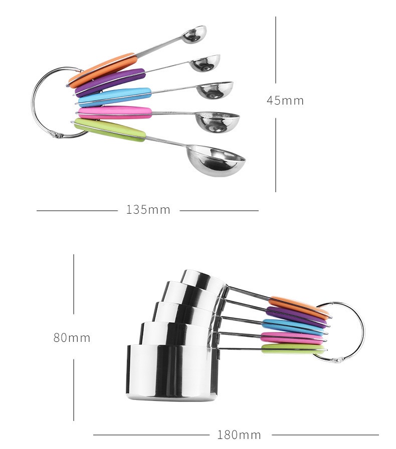 worth buy great measuring cup ideas 1 oz metal stainless steel measuring cup and spoon set
