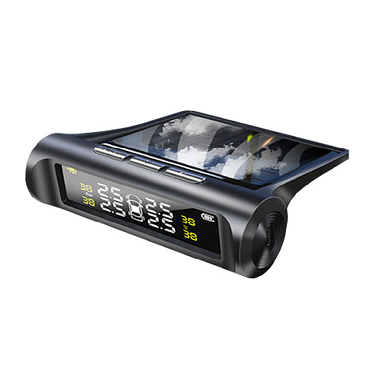 tpms solar tire pressure monitoring system Safety Monitor with Solar and USB Charge